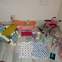 Our Generation wheelchair, hospital, bath, highchair