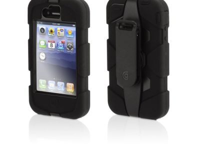 Griffin Survivor Military Tested Case for iPhone 4/4S - Black
