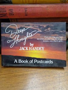 a book of postcards