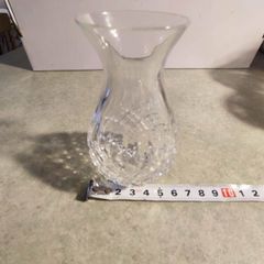 English Stuart crystal small bud vase. No 53.