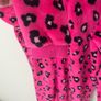Girls Pink Leopard Print Fleece Onesie 13-14 Years Image 6