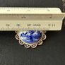Delft vintage silver brooch Image 9