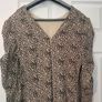 Puff sleeve leopard print dress Size 12 Image 5