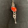 Dominique Denaive silver braclet with orange resin Image 5