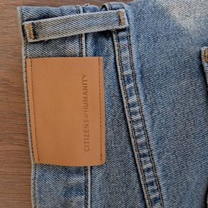 Citizens of Humanity straight blue jeans