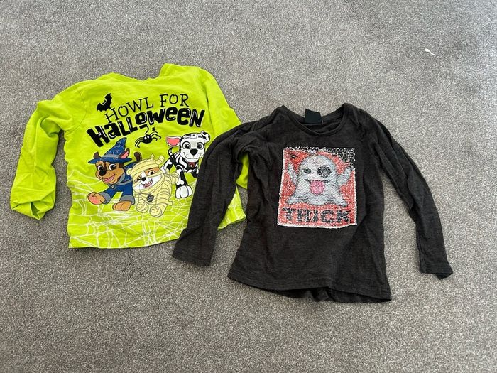 2 x 5-6y Halloween tops
