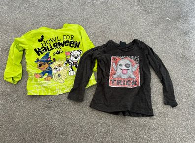 2 x 5-6y Halloween tops