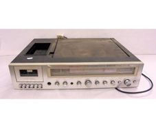 Retro 70s Waltham STM-50 Record Player/Tape Deck/Radio Stereo with Speakers