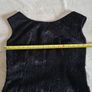 Black jaquard occasion coctail dress Image 2