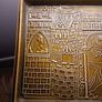 Rare vintage mid century Poole Pottery Medieval Relief Dish Robert Jefferson 1960's Image 5