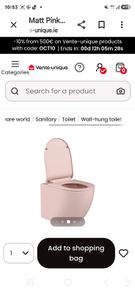 matt pink toilet