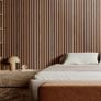 Walnut Wall Panels Acoustic 4pcs (30.6Sq FT) Image 4