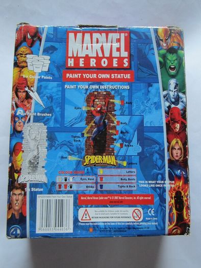 Marvel Heroes Spider-Man Paint your own Statue
