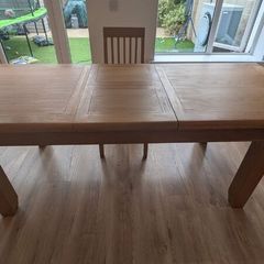 Oak Dining Table 6 chairs