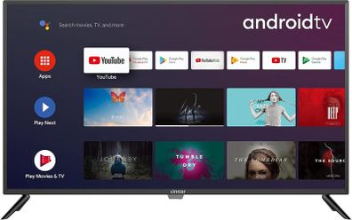 Bauhn BN43UHDS22UK 43 Inch 4K UHD Smart Android TV - with Freeview Play, YouTube, Netflix, Chromecast built-in - HDMI, USB, Bluetooth