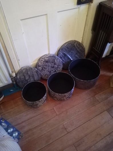 3 storage boxes
