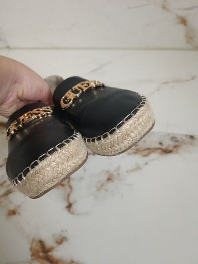 Designer Guess espadrilles loafers slip on flats shoes UK 5.5-6 as new