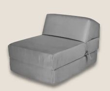 Single Chair Bed - Grey