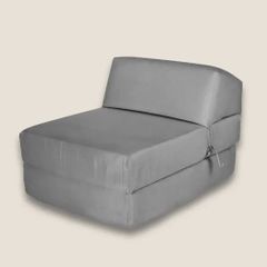 Single Chair Bed - Grey