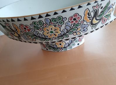 Italian pottery fruit bowl