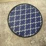 Metal round foldable table Image 2