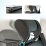 Car Headrest Pillow support(Cloth Black) Image 4