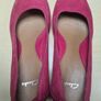 womens CLARKS Forest Lagoon Raspberry pink nubuck leather slip on wedge heel shoes pumps Size UK 3 D EU 36 Image 8