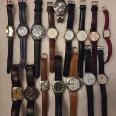 16 Watches Lot. Casio,Emporio Armani, Louis Valentin, etc