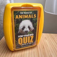 Card game top trumps Animal quizz