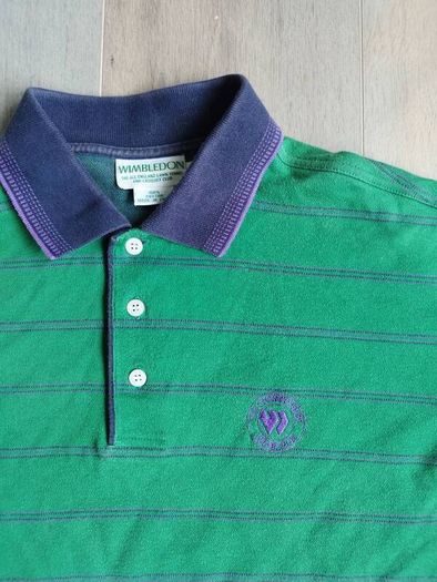 Vintage Wimbledon Polo Shirt - Medium