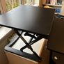 Black Standing Desk Converter Image 5