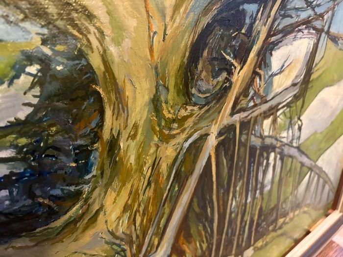 Original oil painting - Albert B Ogden