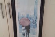 Long Framed Print of "Couple in New York" by Ruane Manning