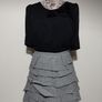 Next Linen Check Skirt Image 4
