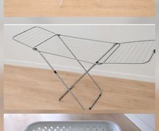 Laundry Bundle: 2 Drying Racks + Collapsible Hamper