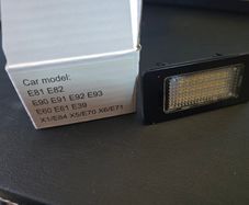 Brand new BMW LED number plate lights