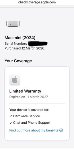 Apple Mac mini M4  Like New