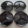 Mercedes Gloss black caps - FREE POST Image 2