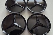 Mercedes Gloss Balck caps - FREE POST