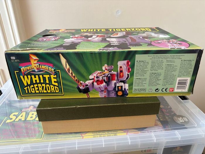 Power Rangers Tigerzord 1993 with box