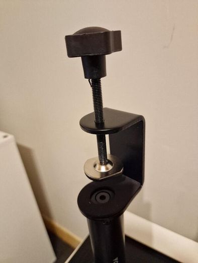 Vondynote Set of 2 Desktop Clamp Speaker Stands Height Adjustable