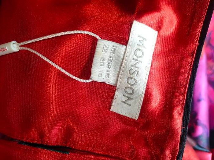 Monsoon Occasion dress size 22 Spring Summer wedding postage included