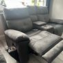 3+2 Electric grey recliners with storage and charging ports Image 4