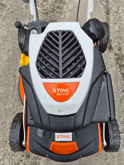New STIHL RM 4 RV petrol mulching lawnmower