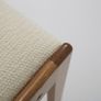 Vintage Studio Donegal Tweed and Oak Stool, 1960s. Image 4