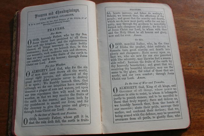 The Book of Common Prayer, Sacraments of Rites, Protestant Episcopal Church, NY Oxford Univ. Prayers, Psalms & Lessons