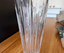 Galway crystal flower vase