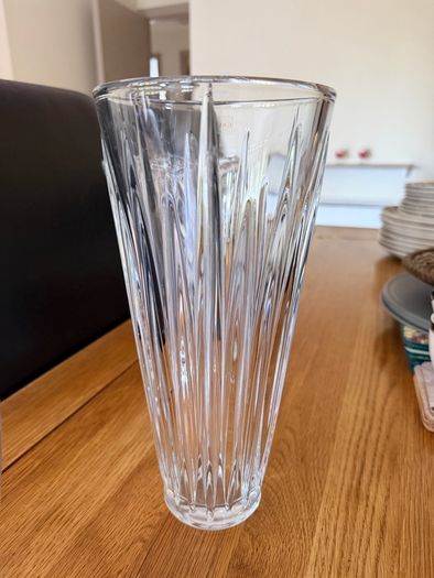 Galway crystal flower vase