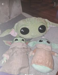 Talking Yoda, Pillow & teddy