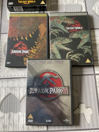 Jurassic Park DVD set.